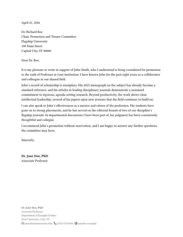 Letterhead template thumbnail